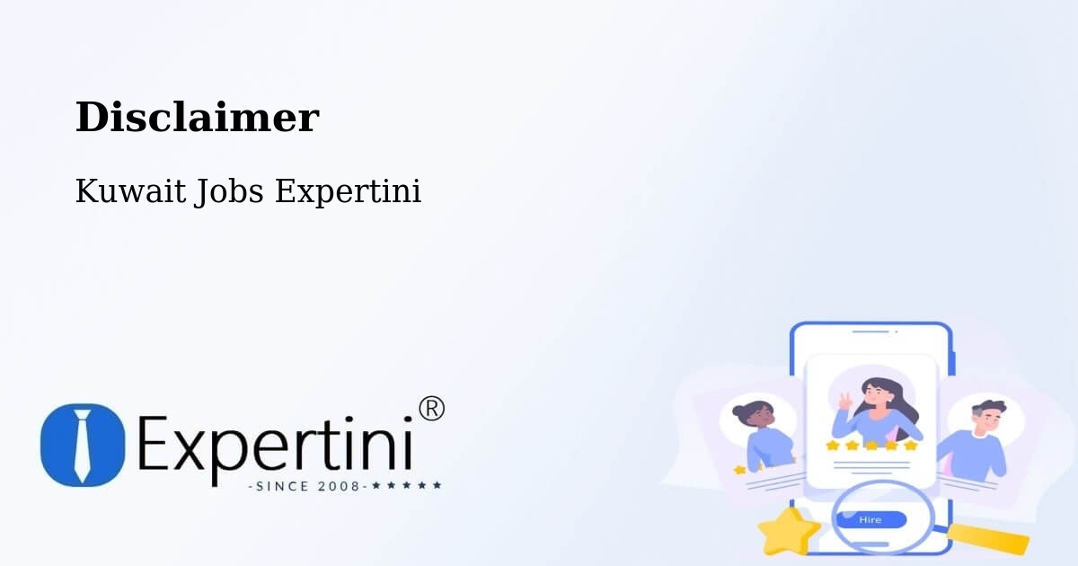 Disclaimer – Az Zawr - Kuwait Jobs Expertini
